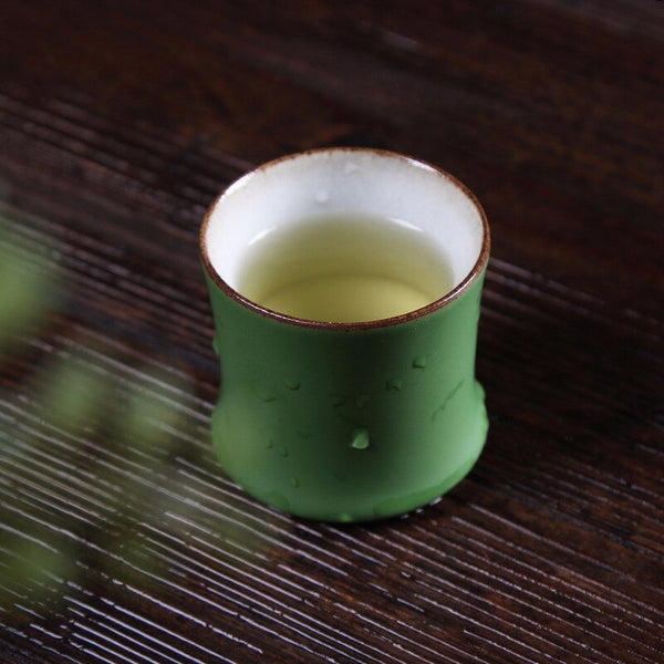 כוסות קרמיקה במבוק (4 יח')