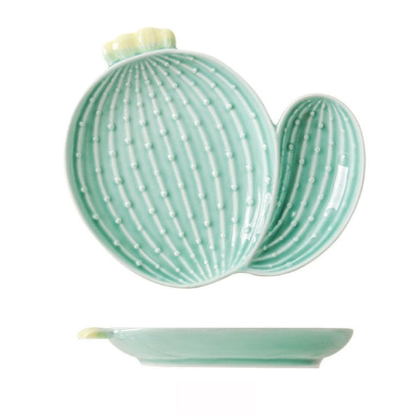 צלחות בצורת קקטוס