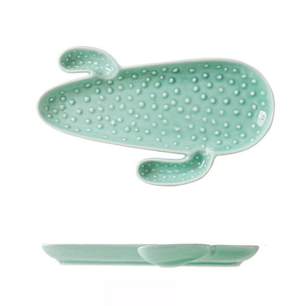 צלחות בצורת קקטוס