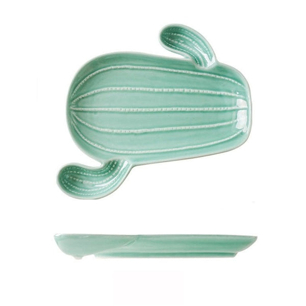 צלחות בצורת קקטוס